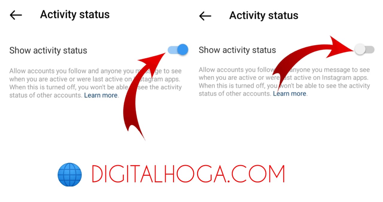 how to turn off active now in instagram